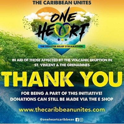 The 'Caribbean Unites virtual concert' raises over £4,500 for St. Vincent and the Grenadines
